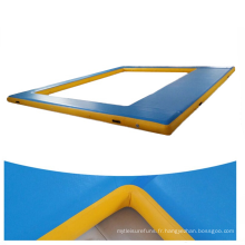 Tapis flottants d&#39;eau de filet de piscine gonflable de vente chaude